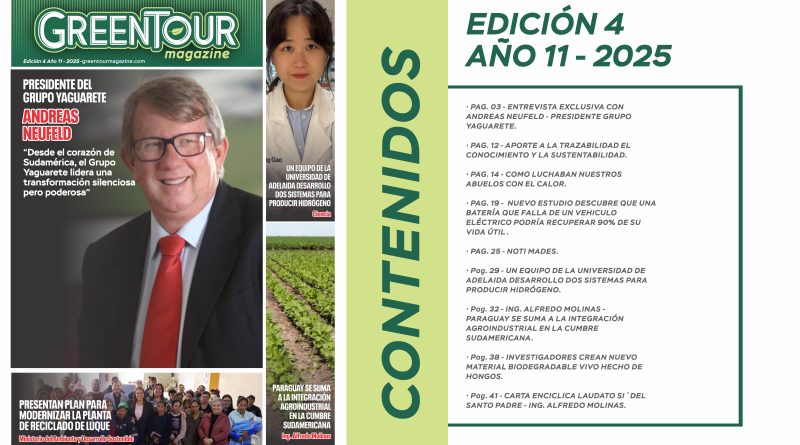 REVISTA GREEN TOUR MAGAZINE EDICIÓN ABRIL – 2025